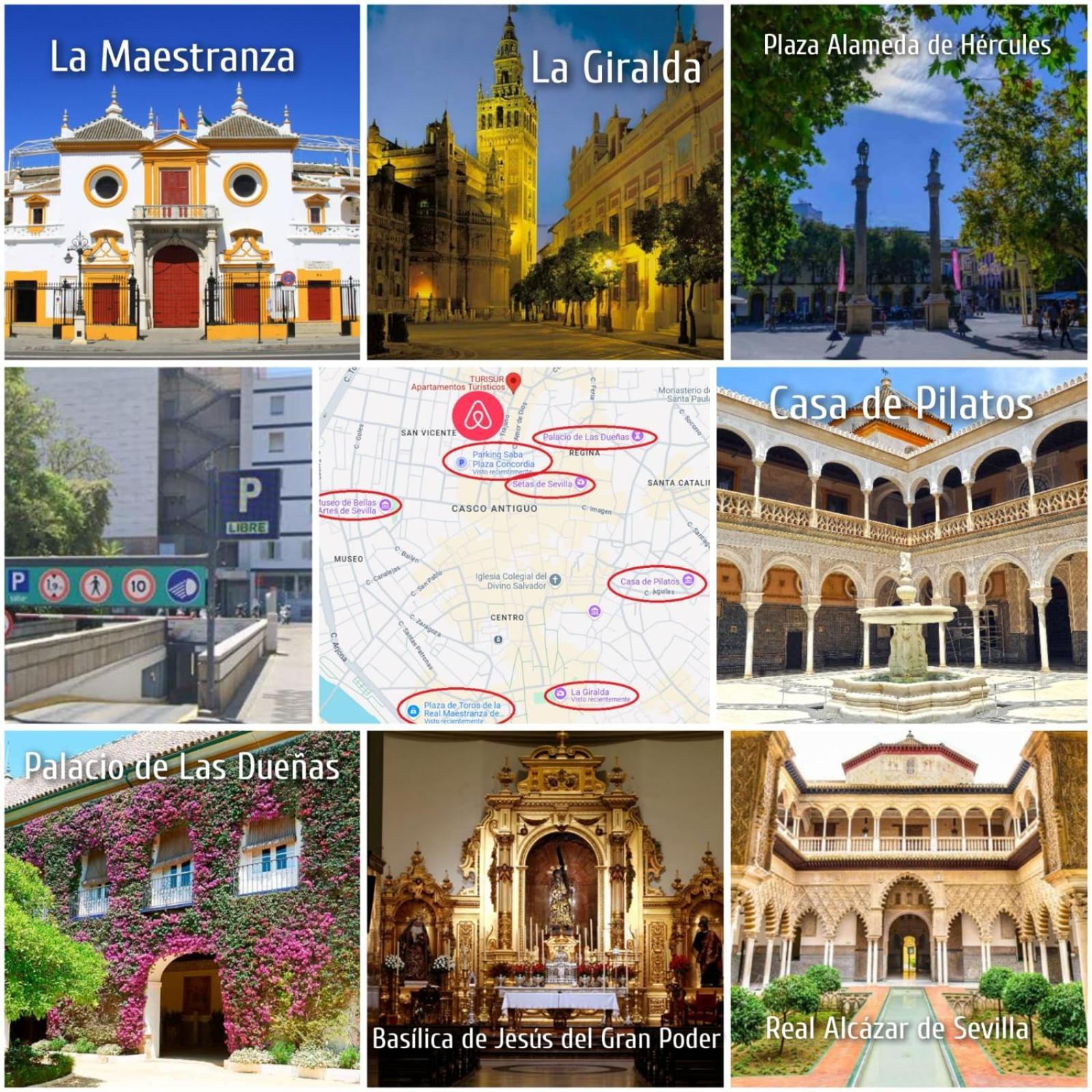 Apartamento En Sevilla Centro Con Vistas A La Plaza Alameda De Hercules - Hasta 7 Personas 외부 사진