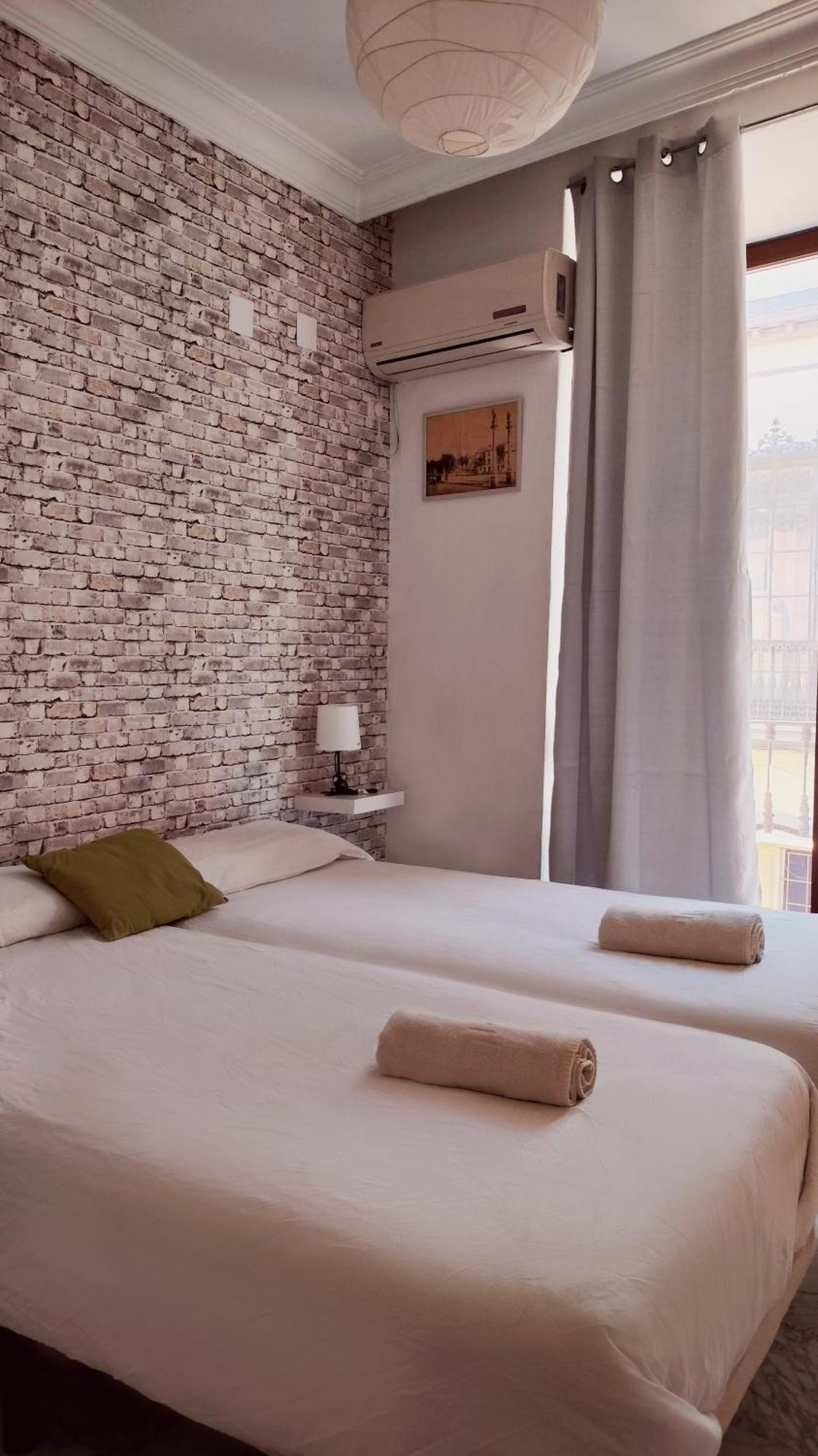 Apartamento En Sevilla Centro Con Vistas A La Plaza Alameda De Hercules - Hasta 7 Personas 외부 사진